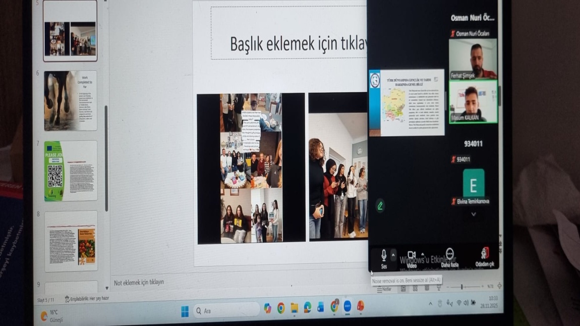 Okulumuz, Uluslararası Türk Dünyası Gençlik Tarım Sempozyumu’nda EPIC Projesini Temsil Etti